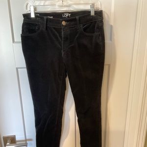 Black corduroy jeans